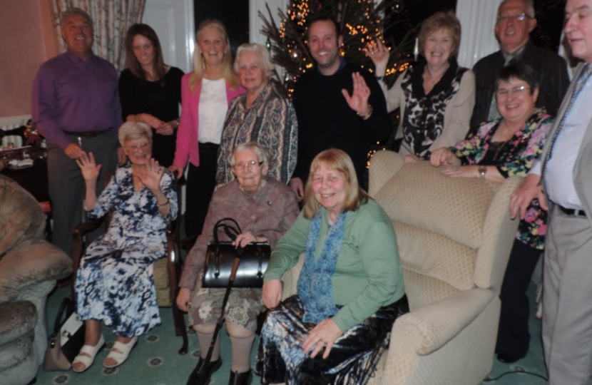 Conservative members and guests enjoying a Christmas Party